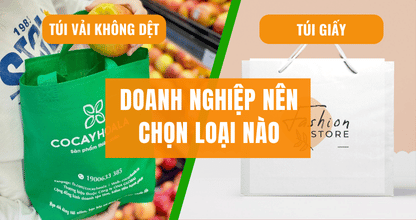 Túi Vải Không Dệt Và Túi Giấy: Doanh Nghiệp Nên Chọn Loại Nào?
