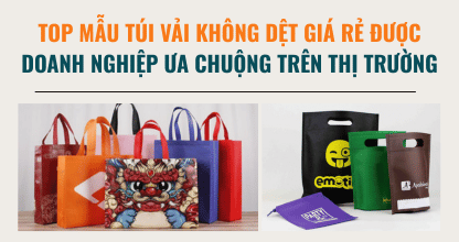 Top Mẫu Túi Vải Không Dệt Giá Rẻ Được Doanh Nghiệp Ưa Chuộng Trên Thị Trường