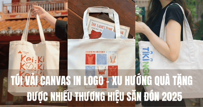 Túi Vải Canvas In Logo – Xu Hướng Quà Tặng Được Nhiều Thương Hiệu Săn Đón 2025