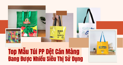 Top Mẫu Túi PP Dệt Cán Màng Đang Được Nhiều Siêu Thị Sử Dụng
