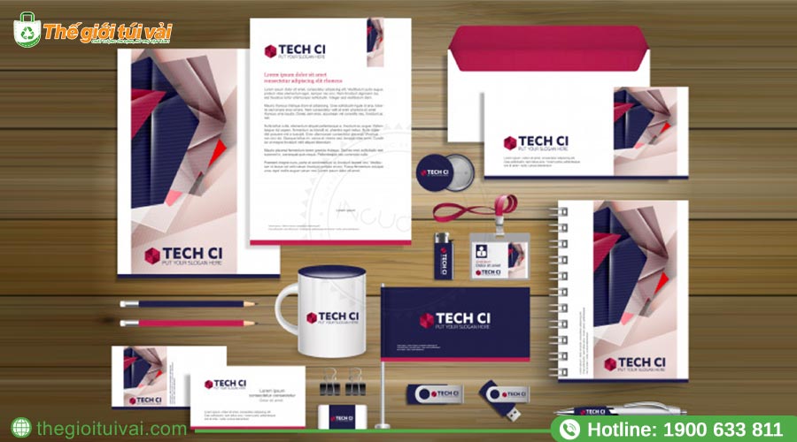Bộ tài liệu có màu sắc, logo và font chữ đồng bộ với thương hiệu Bộ tài liệu có màu sắc, logo và font chữ đồng bộ với thương hiệu
