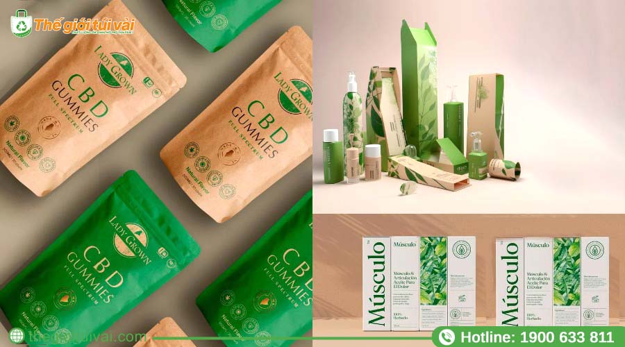 Bao bì thể hiện rõ logo, màu sắc và câu chuyện thương hiệu Bao bì thể hiện rõ logo, màu sắc và câu chuyện thương hiệu