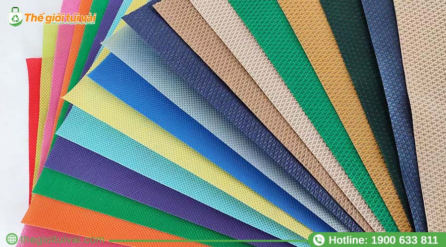 Các mẫu vải với bề mặt và màu sắc khác nhau Các mẫu vải với bề mặt và màu sắc khác nhau