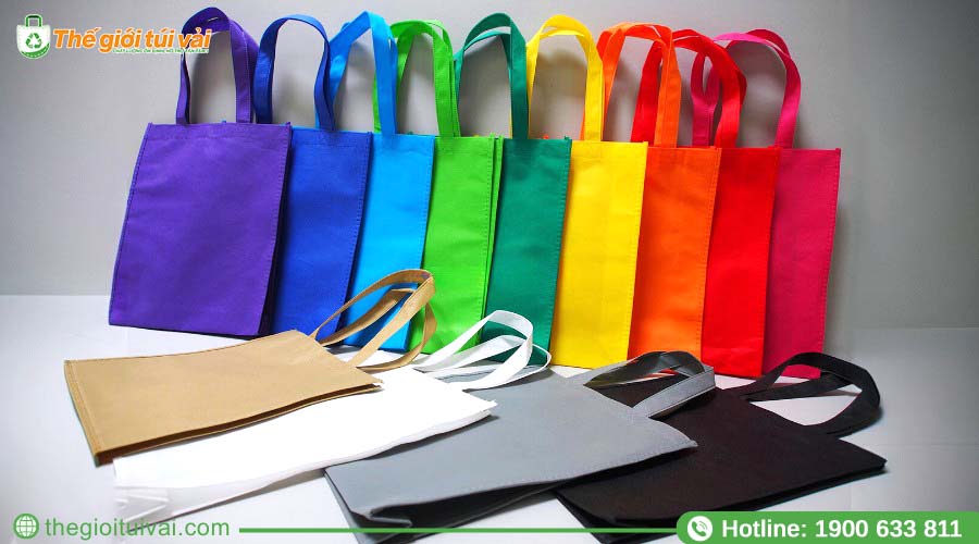 Đa dạng các màu sắc có sẵn của túi vải không dệt Đa dạng các màu sắc có sẵn của túi vải không dệt