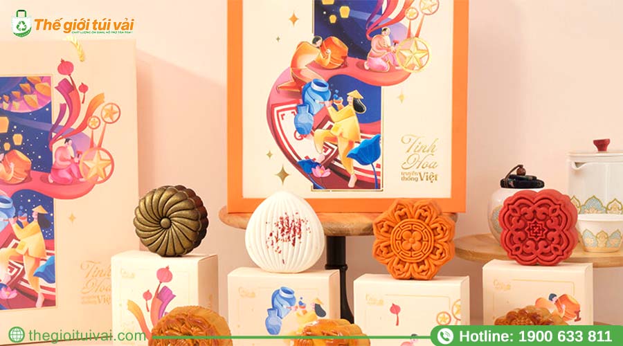 Hình ảnh bánh trung thu đẹp trên mạng xã hội