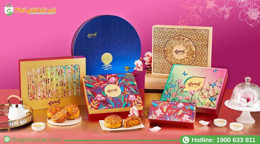 Hộp bánh trung thu độc đáo, thu hút