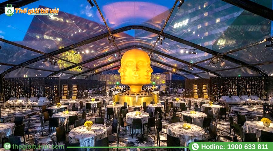 Không gian sự kiện được trang trí theo một concept độc đáo