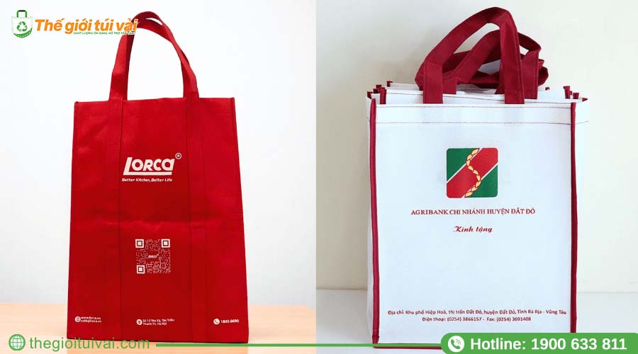 Logo in trên túi vải không dệt chính xác đúng yêu cầu Logo in trên túi vải không dệt chính xác đúng yêu cầu