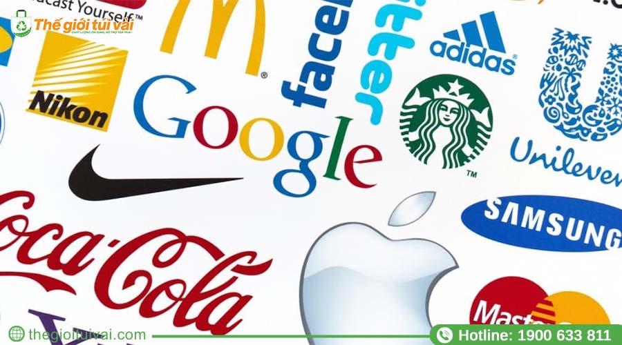 Logo của nhiều thương hiệu lớn đã từng hợp tác với nhà sản xuất Logo của nhiều thương hiệu lớn đã từng hợp tác với nhà sản xuất