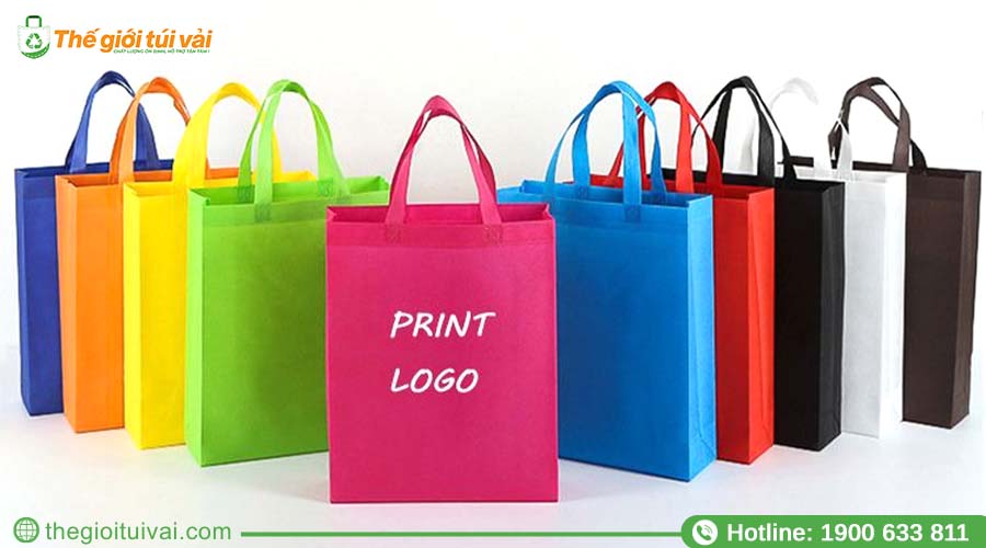 Mẫu túi vải không dệt đa dạng màu sắc Mẫu túi vải không dệt đa dạng màu sắc