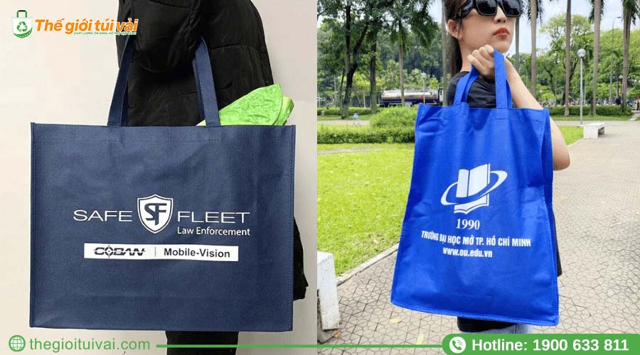 Mẫu túi vải không dệt in ấn nổi bật Mẫu túi vải không dệt in ấn nổi bật