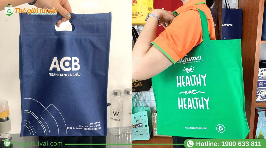 Mẫu túi vải không dệt thiết kế tối giản hóa Mẫu túi vải không dệt thiết kế tối giản hóa