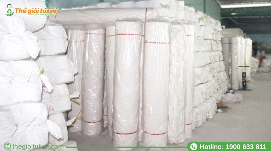Nguyên vật liệu vải bố chất lượng tại Thế Giới Túi Vải
