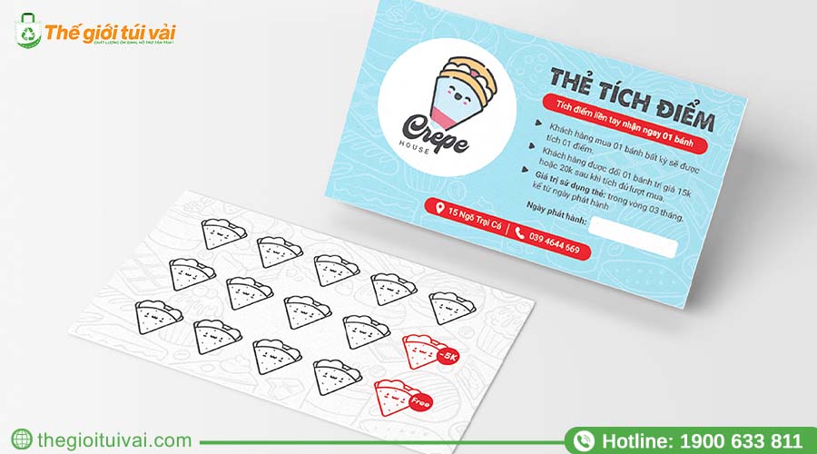 Phiếu tích điểm đặt kèm với hình ảnh thiết kế đẹp mắt Phiếu tích điểm đặt kèm với hình ảnh thiết kế đẹp mắt