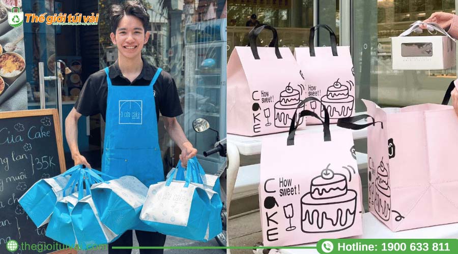 Túi giữ nhiệt đựng bánh kem vận chuyển đi xa Túi giữ nhiệt đựng bánh kem vận chuyển đi xa