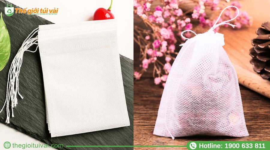 Túi lọc trà làm từ vải không dệt Túi lọc trà làm từ vải không dệt