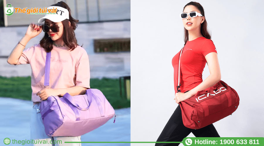 Màu sắc tươi mới của túi trống du lịch Màu sắc tươi mới của túi trống du lịch