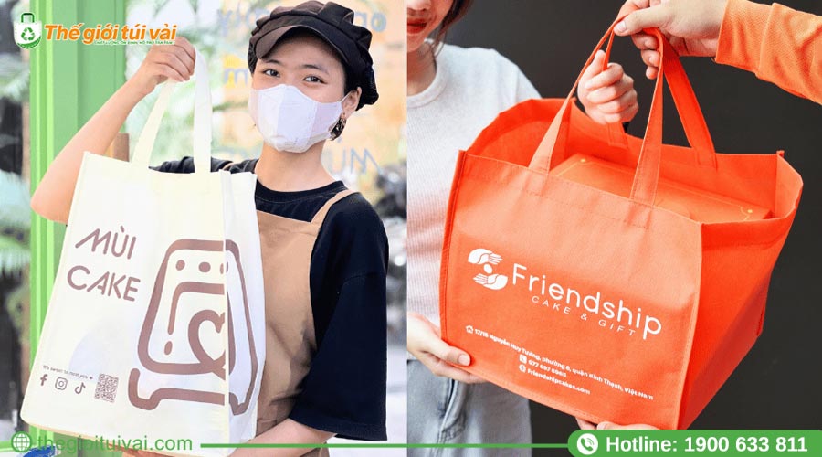 Một số ý tưởng thiết kế túi vải đựng bánh kem Một số ý tưởng thiết kế túi vải đựng bánh kem
