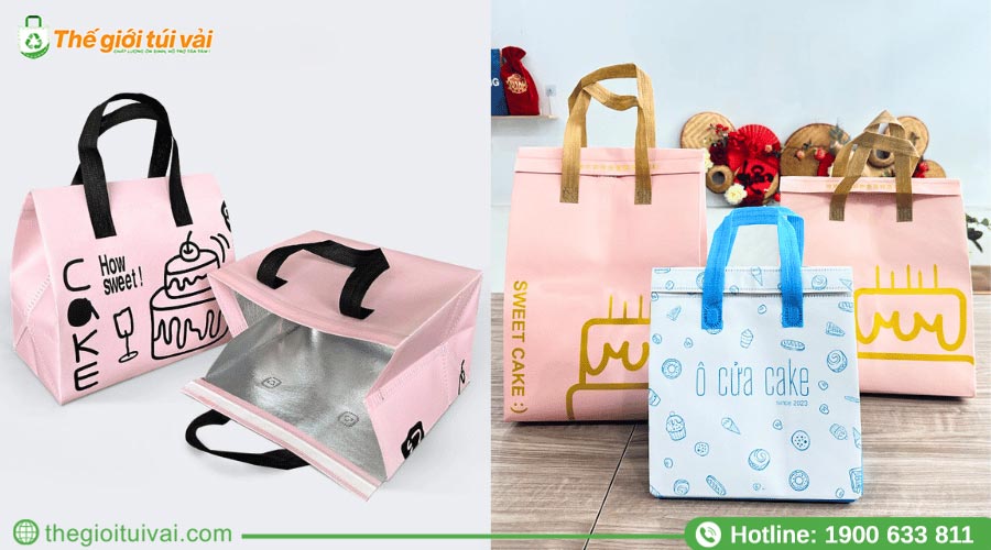 Túi đựng bánh kem làm từ vải không dệt giữ nhiệt Túi đựng bánh kem làm từ vải không dệt giữ nhiệt
