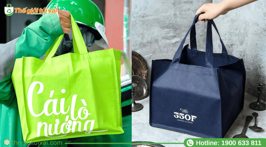 Túi đựng bánh kem làm từ vải không dệt Túi đựng bánh kem làm từ vải không dệt