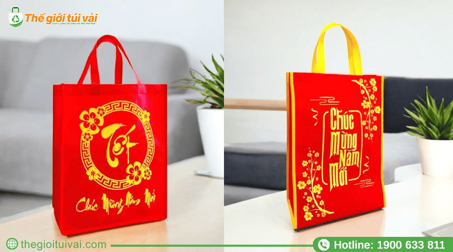 Túi đựng lịch tết kiểu dáng quai xách tiện dụng Túi đựng lịch tết kiểu dáng quai xách tiện dụng