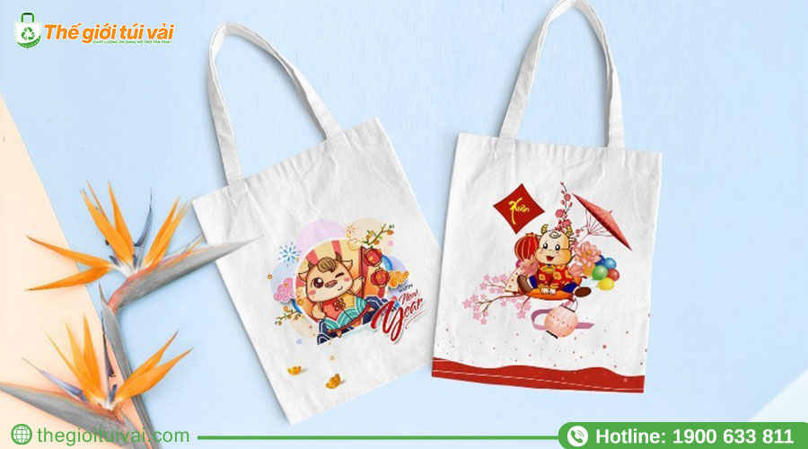 Túi đựng lịch vải canvas thoáng khí, thân thiện môi trường