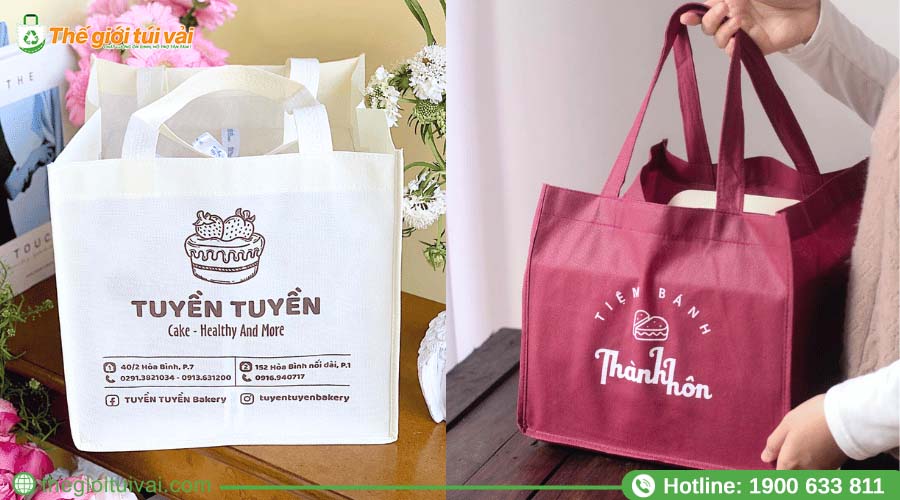 Kích thước thông dụng của túi vải đựng quà tặng Kích thước thông dụng của túi vải đựng quà tặng