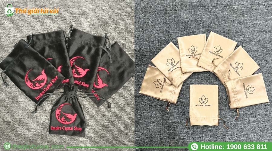 Túi đựng trang sức in bằng kỹ thuật số Túi đựng trang sức in bằng kỹ thuật số
