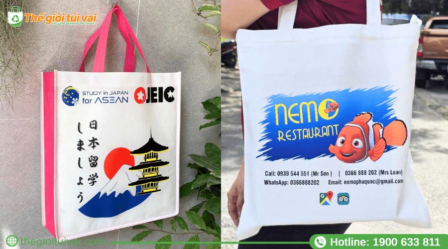 Túi vải – Giải pháp đựng đồ thực tế, thân thiện với môi trường Túi vải – Giải pháp đựng đồ thực tế, thân thiện với môi trường