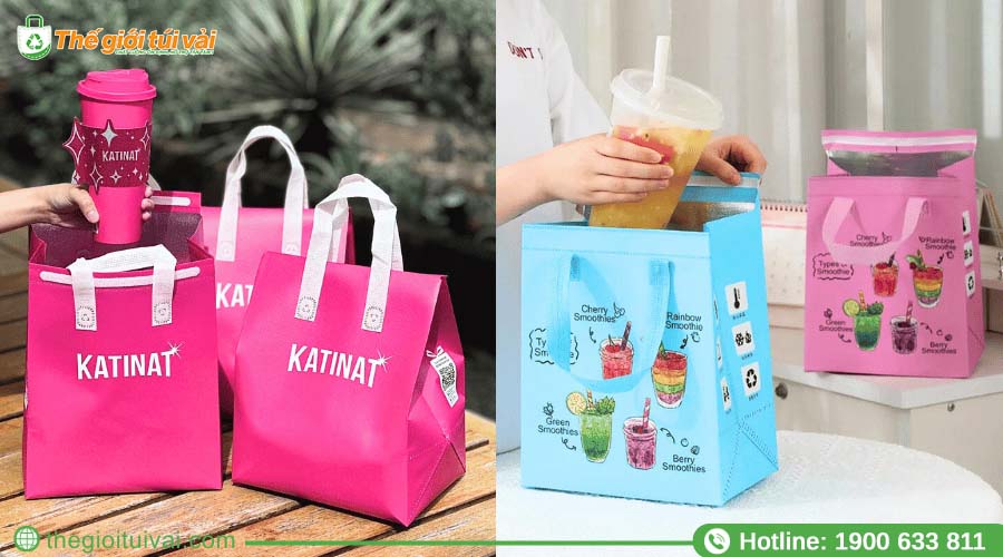 Túi vải giữ nhiệt cho đồ ăn nóng và lạnh Túi vải giữ nhiệt cho đồ ăn nóng và lạnh
