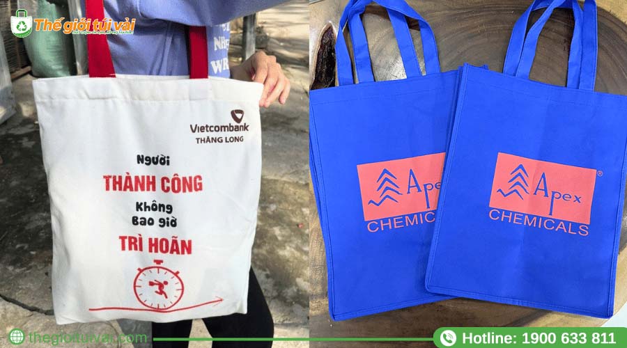 Túi vải in logo – quà tặng phổ biến tại sự kiện doanh nghiệp Túi vải in logo – quà tặng phổ biến tại sự kiện doanh nghiệp