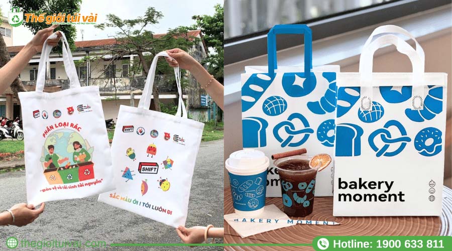 Túi vải thiết kế độc đáo, gây ấn tượng mạnh mẽ tới khách hàng Túi vải thiết kế độc đáo, gây ấn tượng mạnh mẽ tới khách hàng