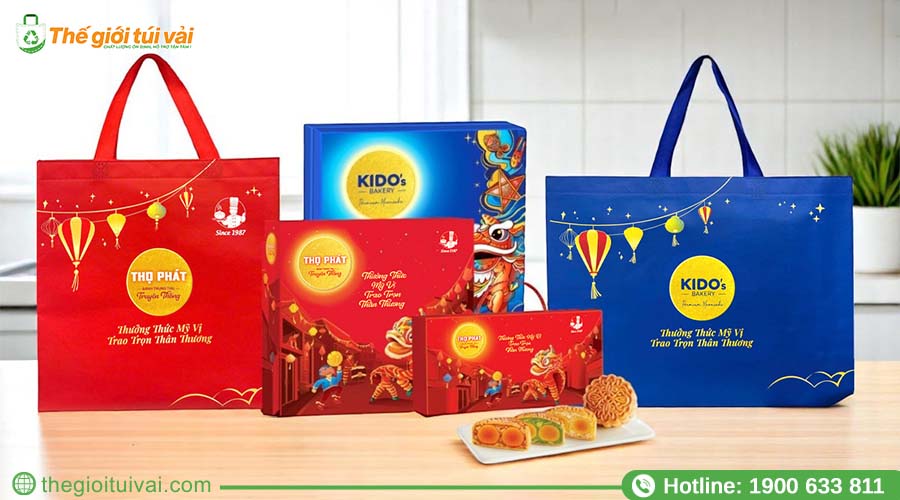 Thiết kế đồng bộ toàn bộ bao bì trung thu Thiết kế đồng bộ toàn bộ bao bì trung thu