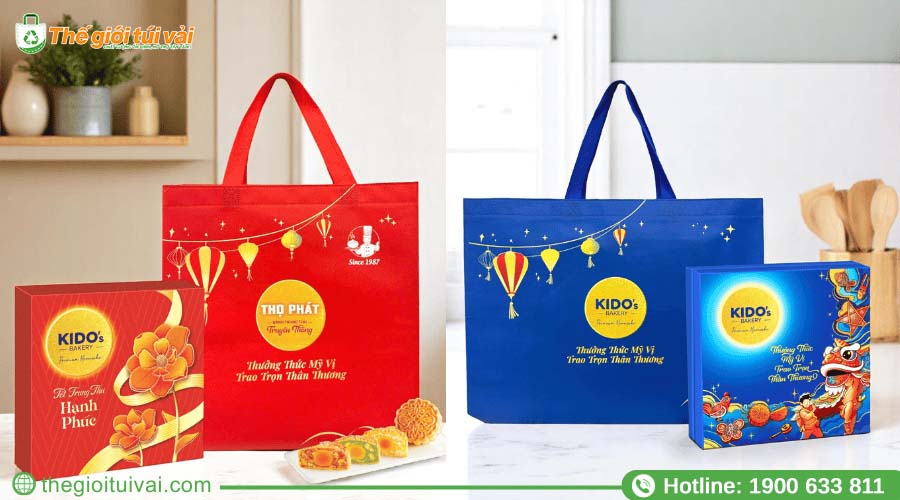 Túi vải không dệt cán màng đẹp, in logo rõ nét Túi vải không dệt cán màng đẹp, in logo rõ nét