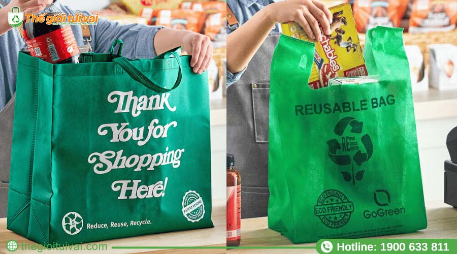 Túi vải không dệt với thiết kế đẹp mắt, thân thiện môi trường Túi vải không dệt với thiết kế đẹp mắt, thân thiện môi trường