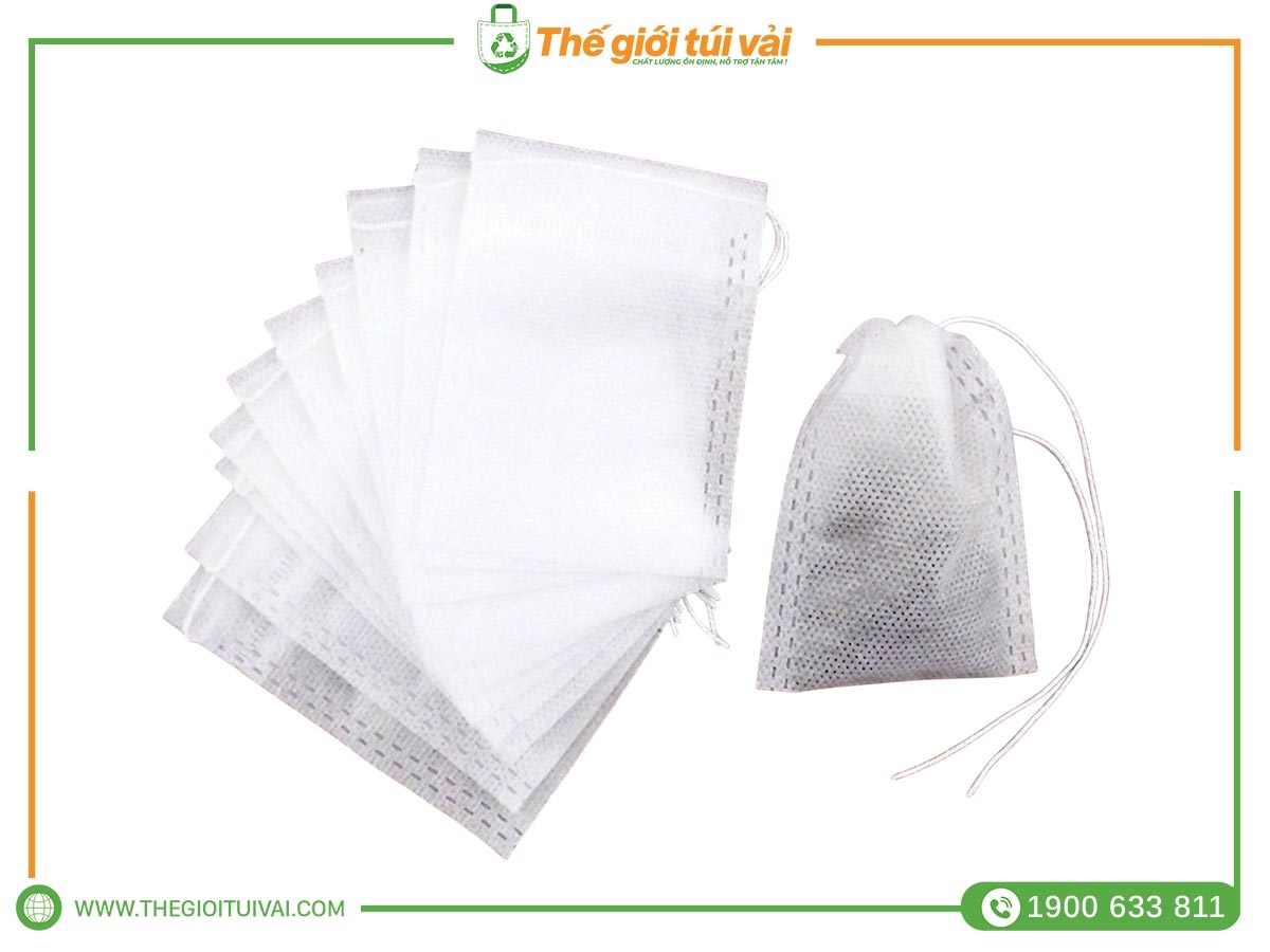 túi vải lọc trà