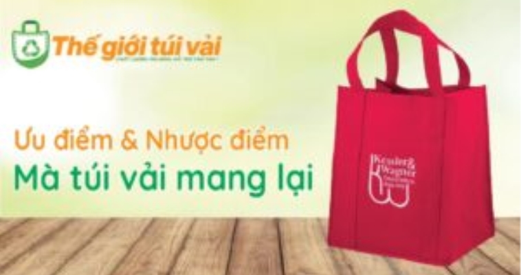 Ưu điểm và nhược điểm mà túi vải mang lại