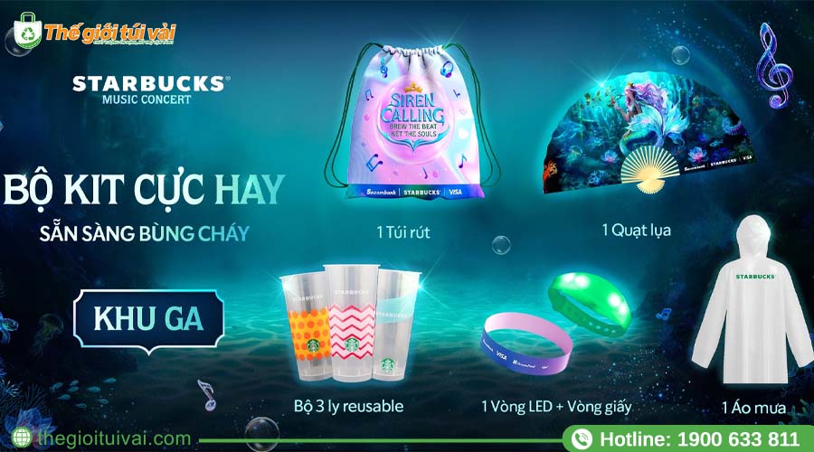 Túi vải dù với họa tiết độc quyền, lấy cảm hứng từ chủ đề sự kiện Túi vải dù với họa tiết độc quyền, lấy cảm hứng từ chủ đề sự kiện