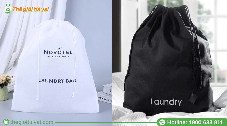 Túi vải không dệt đựng đồ giặt chuyên dụng cho khách sạn Túi vải không dệt đựng đồ giặt chuyên dụng cho khách sạn