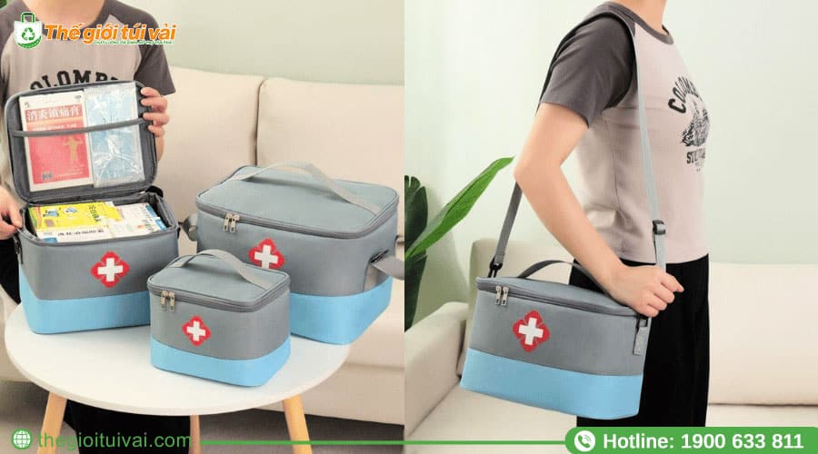 Túi đựng đồ y tế vải canvas