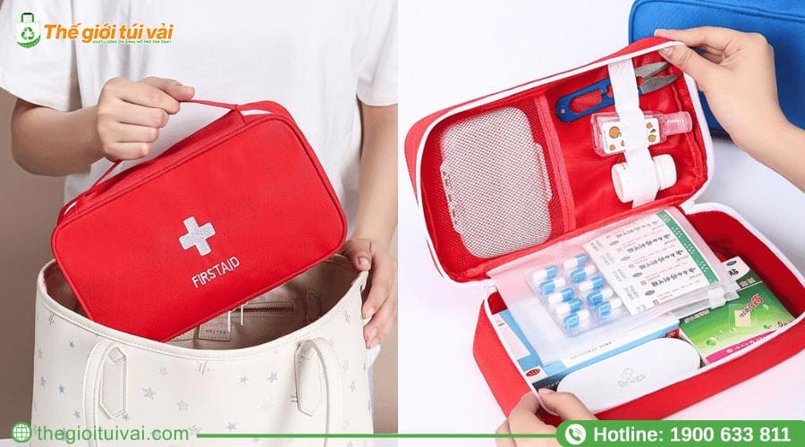 Túi đựng thuốc y tế chất liệu vải không dệt