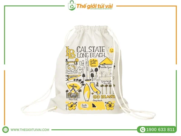 Balo dây rút vải bố gallery