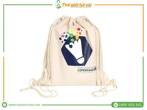 Balo dây rút vải bố gallery