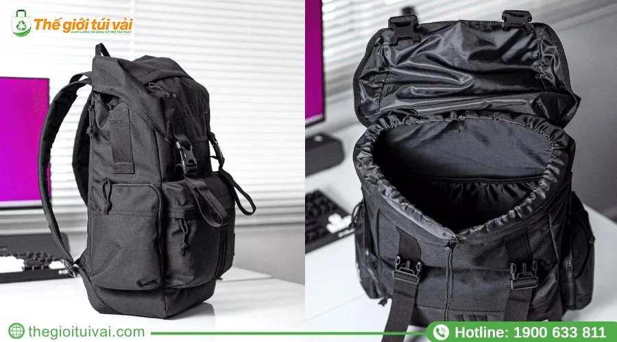 Balo vải canvas đi du lịch