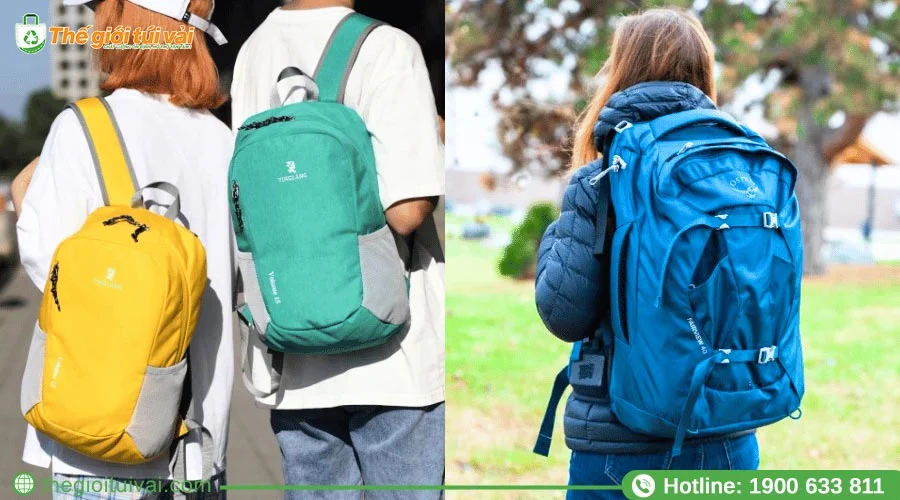 Kích cỡ balo du lịch dành cho các chuyến đi 