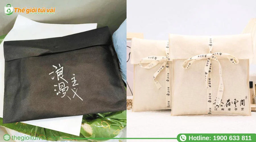Chất liệu vải canvas tạo nên bao thư