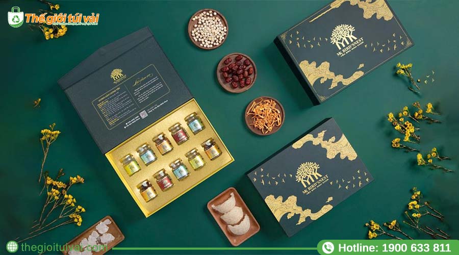 Thiết kế hộp đựng yến sang trọng, tinh tế, thu hút ánh nhìn Thiết kế hộp đựng yến sang trọng, tinh tế, thu hút ánh nhìn