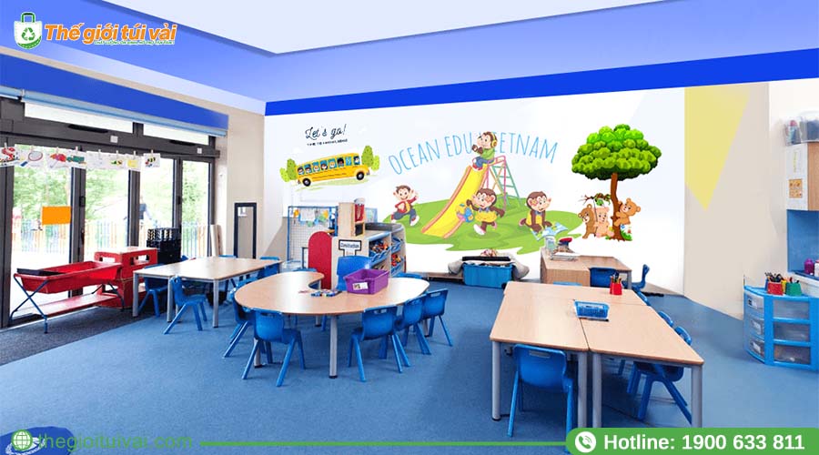 Không gian lớp học hiện đại và thoải mái Không gian lớp học hiện đại và thoải mái