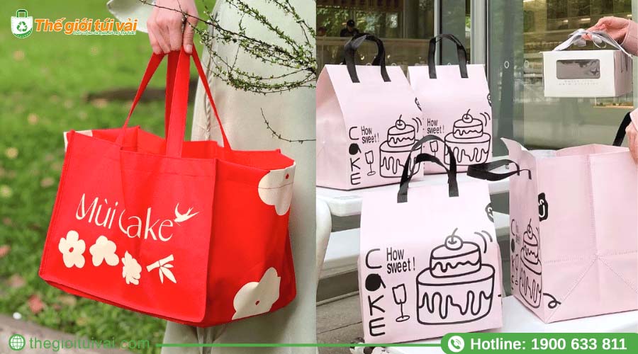 Thiết kế túi vải đựng bánh kem thu hút mọi ánh nhìn Thiết kế túi vải đựng bánh kem thu hút mọi ánh nhìn