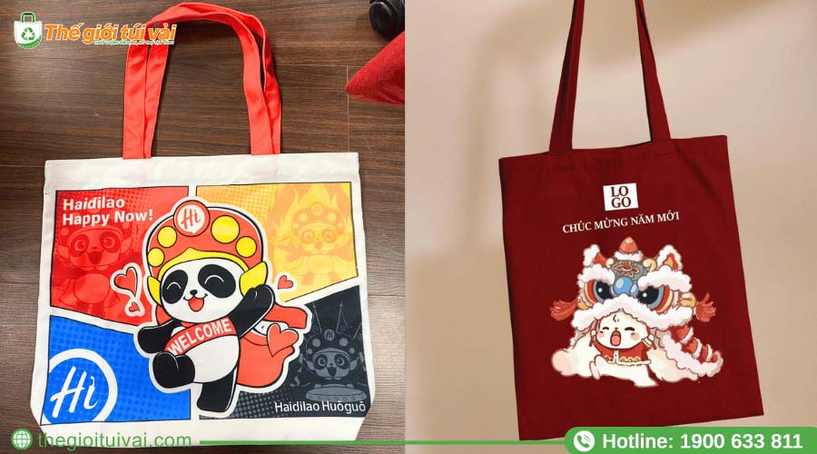 Mẫu túi canvas được in chuyển nhiệt hoàn chỉnh Mẫu túi canvas được in chuyển nhiệt hoàn chỉnh